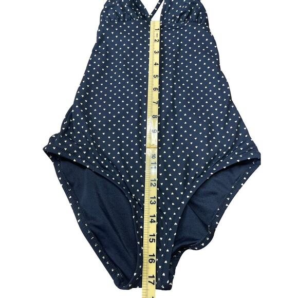 Madewell Polka Dot One Piece Open Back Swimsuit Retro Pin Up Resort - Size 2 - Picture 8 of 11
